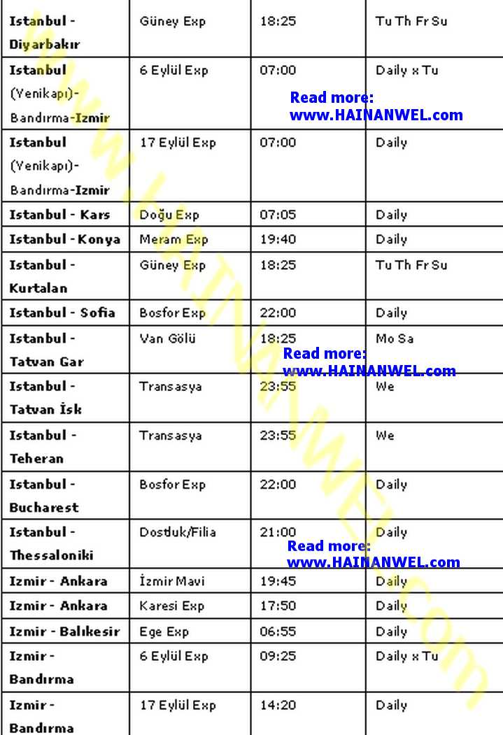 Turkey Railways timetable 3.jpg